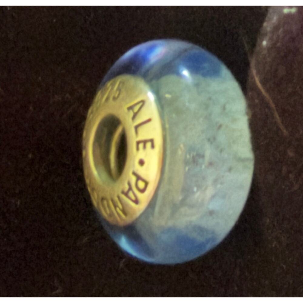 Pandora Disney Cinderella Blue Murano Glass Sterling Silver Charm S925 ALE - Picture 4 of 15